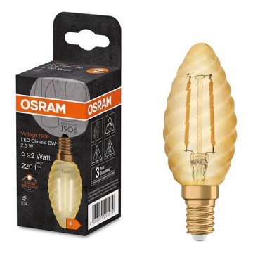 LED Lamp VINTAGE E27/2,5W/230V 2400K - Osram