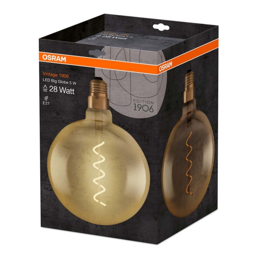 LED-lamp VINTAGE E27/5W/230V - Osram