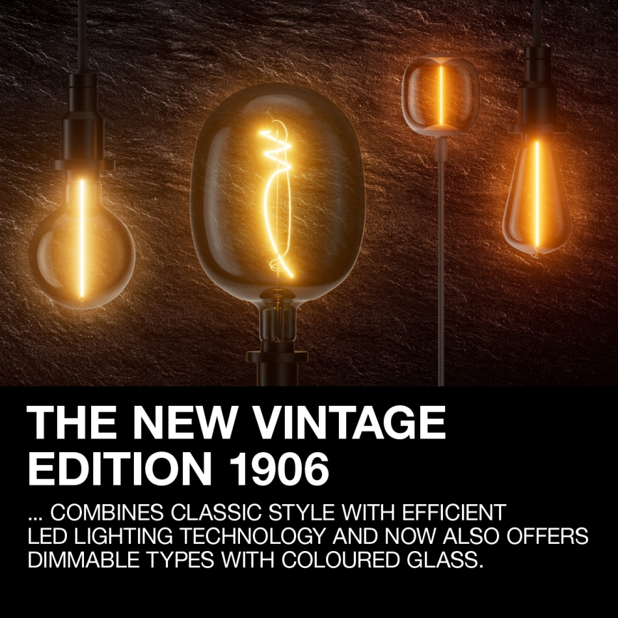 LED-lamp VINTAGE FILAMENT E14/2,5W/230V 2400K - Osram