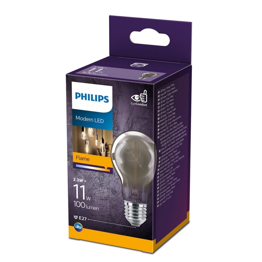 LED Lamp VINTAGE Philips A60 E27/2,3W/230V 1800K