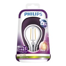 LED Lamp VINTAGE Philips E14/2,3W/230V 2700K