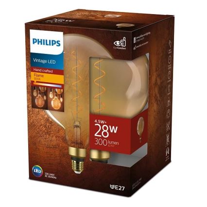 LED Lamp VINTAGE Philips E27/4.5W/230V 1800K