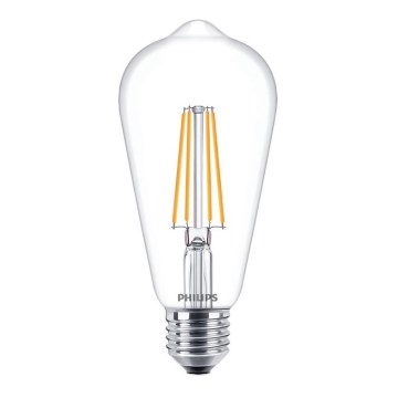 LED Lamp VINTAGE Philips ST64 E27/7W/230V 2700K