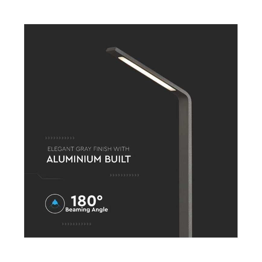 LED Lamp voor Buiten LED/6W/230V IP65 antraciet