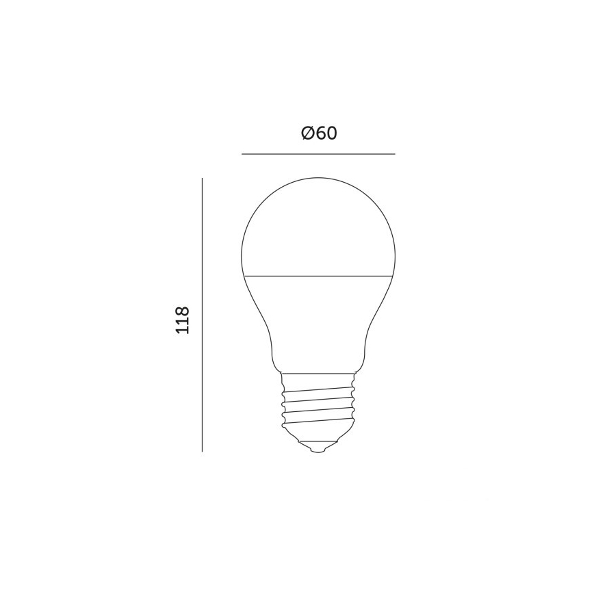 LED Lamp voor plantengroei PLANTY E27/11W/230V 1200K wit