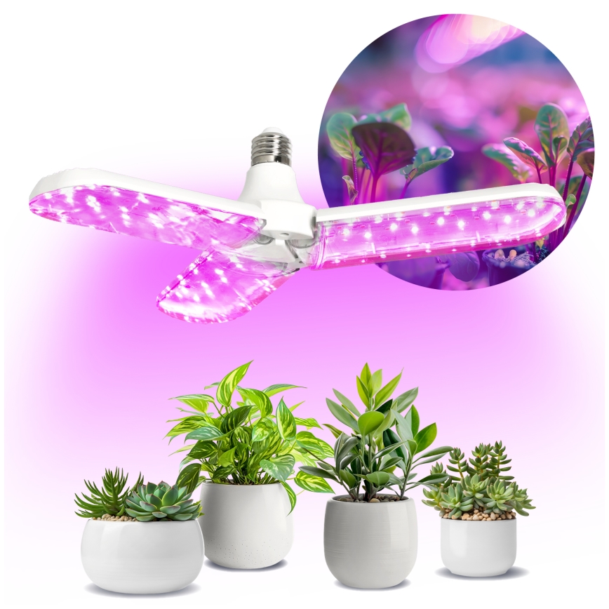 LED Lamp voor plantengroei PLANTY E27/24W/230V 1200K