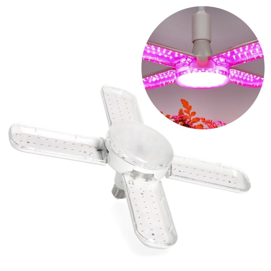 LED Lamp voor plantengroei PLANTY E27/24W/230V 1200K