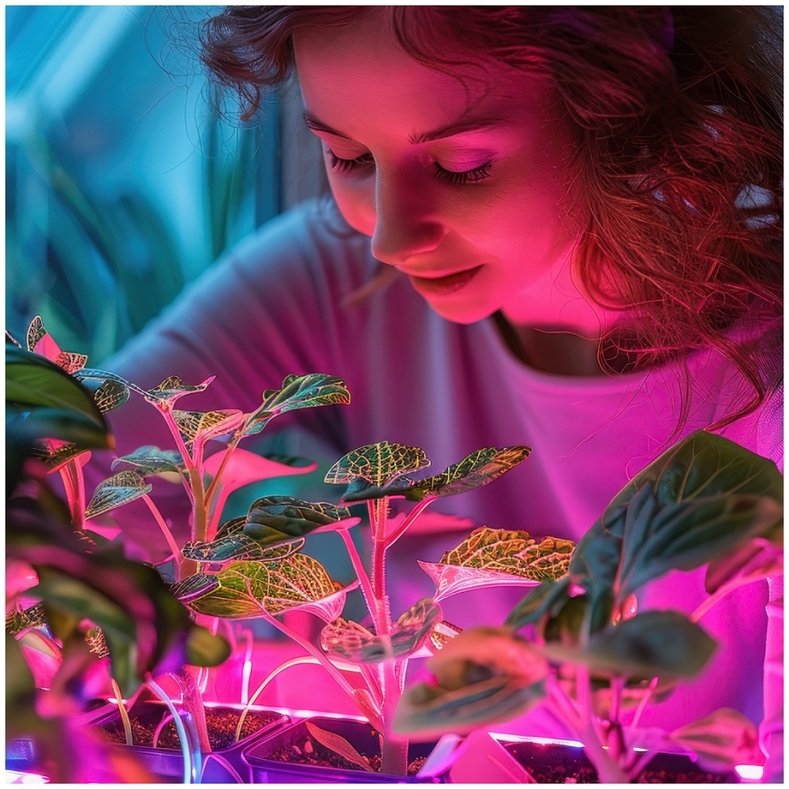 LED Lamp voor plantengroei PLANTY E27/40W/230V 1200K