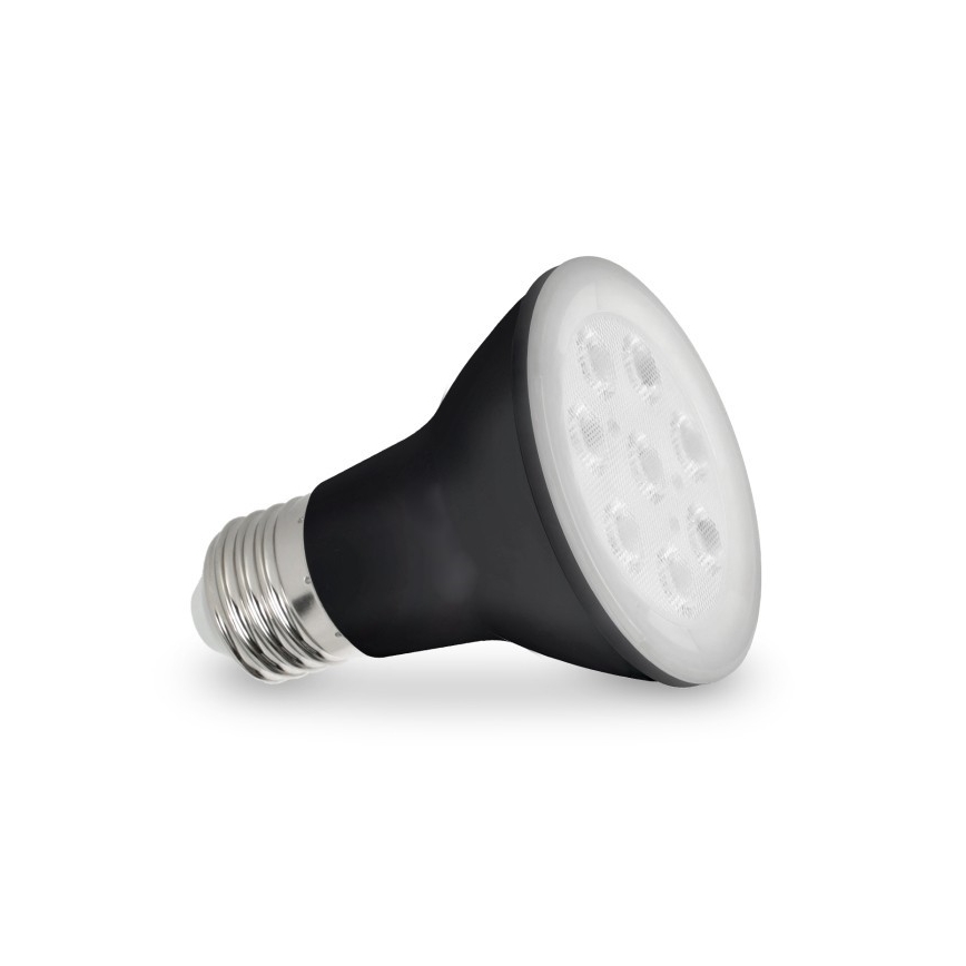 LED Lamp voor plantengroei PLANTY E27/7W/230V 1200K zwart