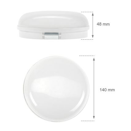 LED lamp voor zwaar gebruik LED / 8W / 230V IP54