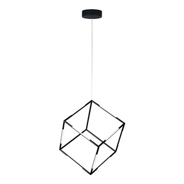 LED-lampenkroon aan kabel DICE LED/48W/230V zwart