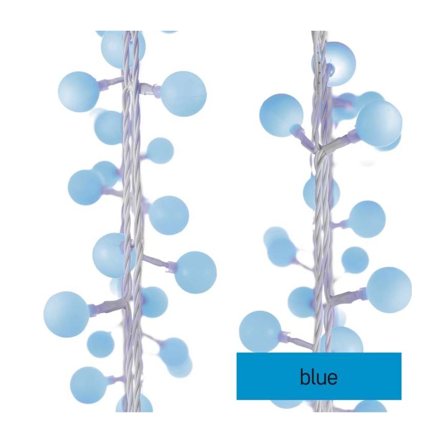 LED-lichtslinger voor buiten 40xLED/9m IP44 blauw