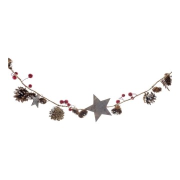 LED-lichtsnoer 10xLED/3xAA 2,5m warm wit