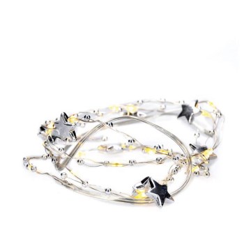 LED-lichtsnoer 20xLED/2xAA 1,5 m warm wit