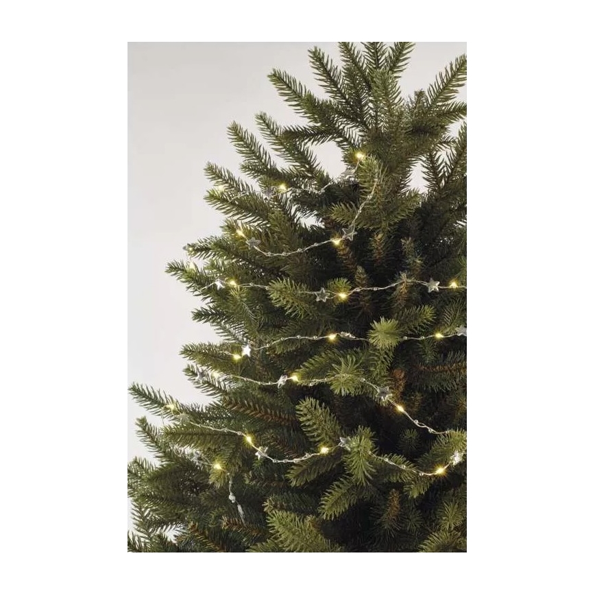 LED  lichtsnoer 20xLED/2xAA 2,2 m warm wit