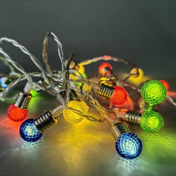 LED  lichtsnoer 20xLED/2xAA/warm wit 1,8m lampjes