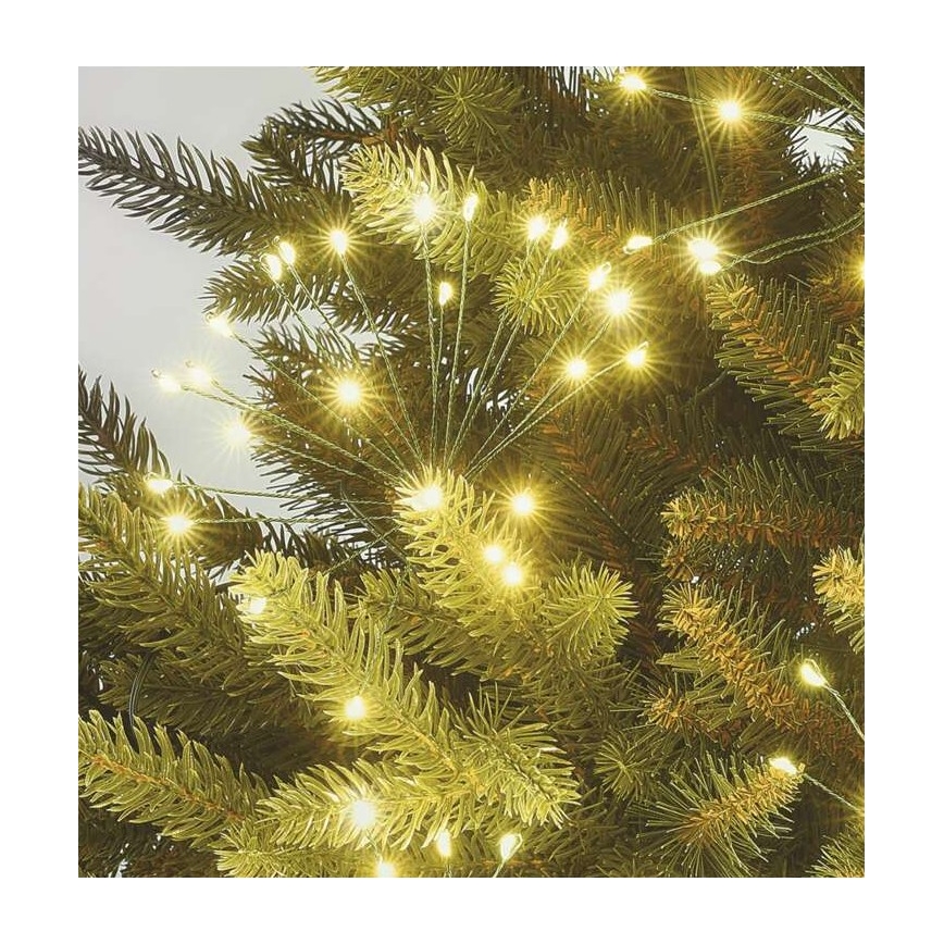 LED-lichtsnoer 300 LED, 5,2+3 m, warm wit