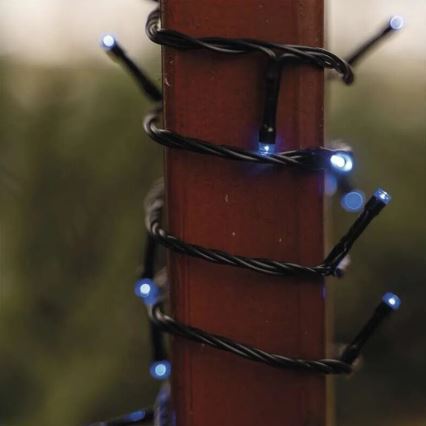 LED-lichtsnoer voor buiten 100xLED/10m IP44 blauw