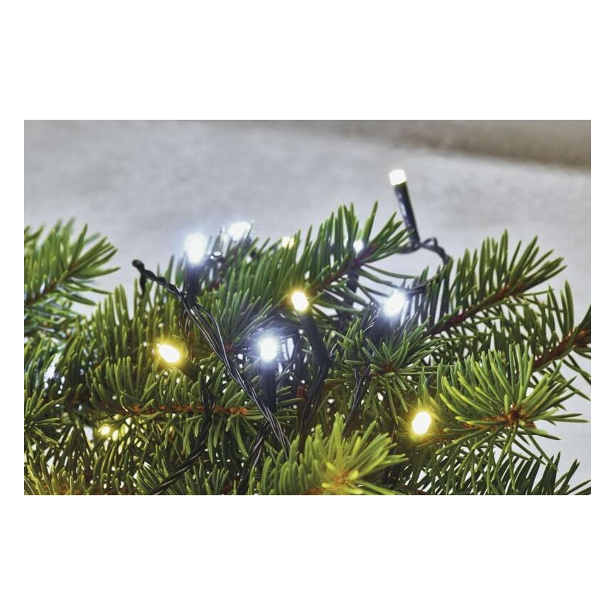 LED-lichtsnoer voor buiten 120xLED/2 functies 17m IP44 warm/koud wit