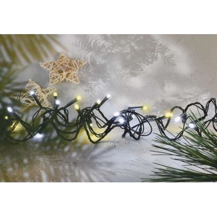 LED-lichtsnoer voor buiten 120xLED/2 functies 17m IP44 warm/koud wit