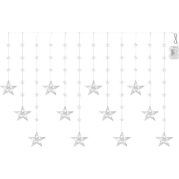 LED-lichtsnoer voor buiten 120xLED/8 functies 3xAA 1,7 m IP44 koel wit