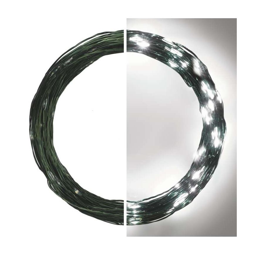 LED-lichtsnoer voor buiten, 150 LEDs / 20 m, IP44, koel wit