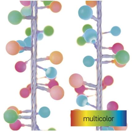 LED lichtsnoer voor buiten 40xLED/9m IP44 meerkleurig