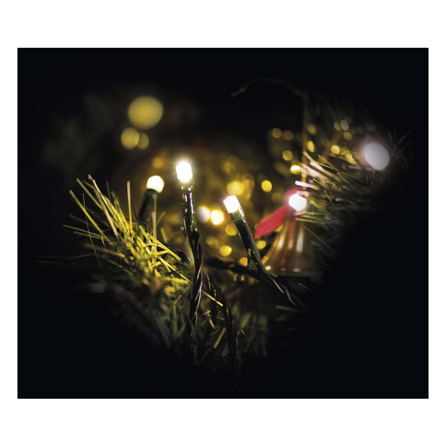 LED-lichtsnoer voor buiten 80xLED/13m IP44 warm wit