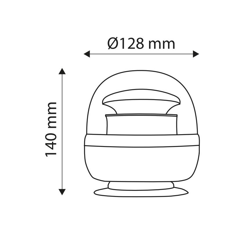 LED Magnetisch zwaailicht LICHT LED SMD 2835 / 12-24V