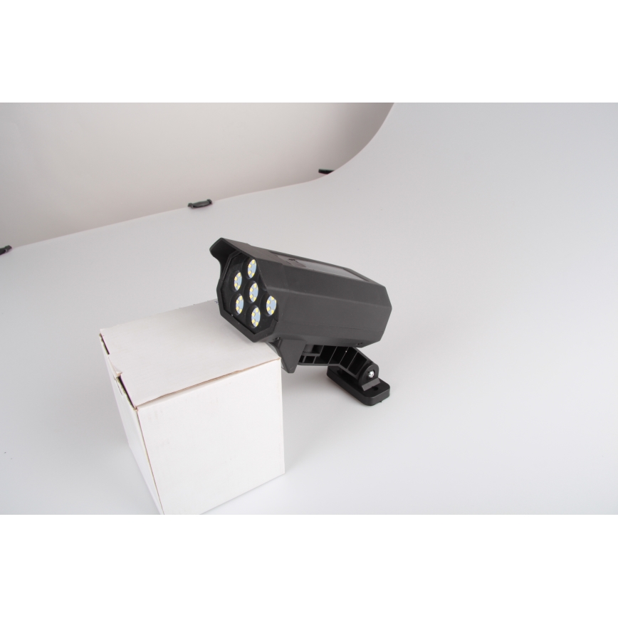 LED imitatie beveiligingscamera met sensor en zonnepaneel LED/5W/5,5V 800 mAh IP65 + afstandsbediening