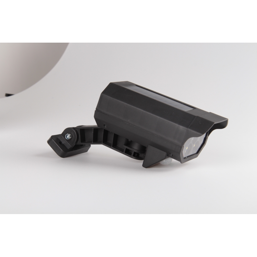 LED imitatie beveiligingscamera met sensor en zonnepaneel LED/5W/5,5V 800 mAh IP65 + afstandsbediening