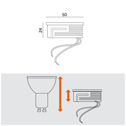 LED-module LED/5W/230V 3000K