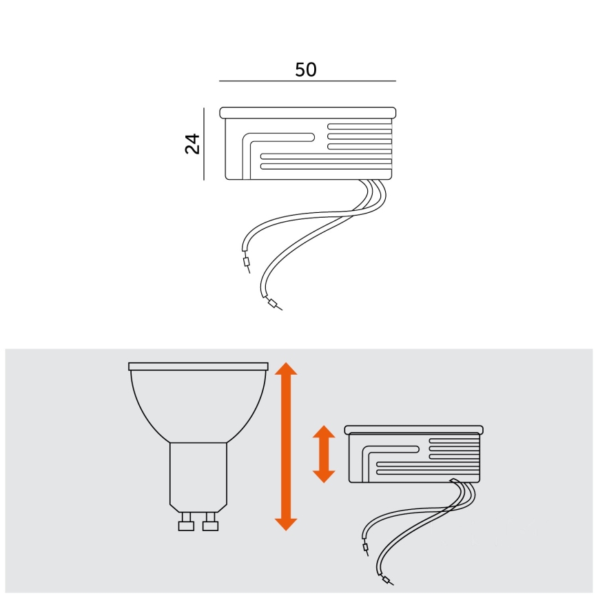 LED-module LED/5W/230V 3000K