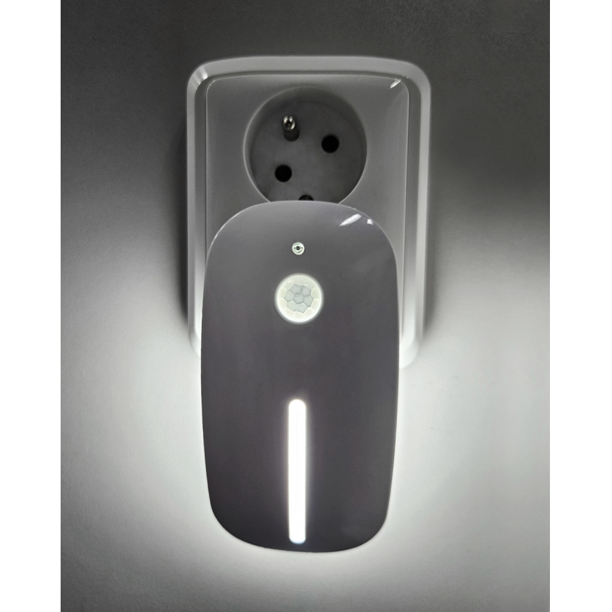 LED Nachtlamp met sensor LED/1W/230V wit