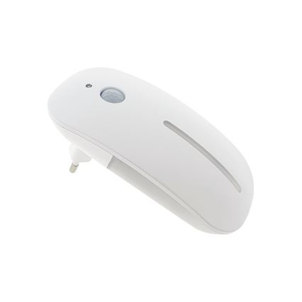 LED Nachtlamp met sensor LED/1W/230V wit