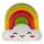 LED Nachtlampje kinderkamer LED/0,5W/230V regenboog