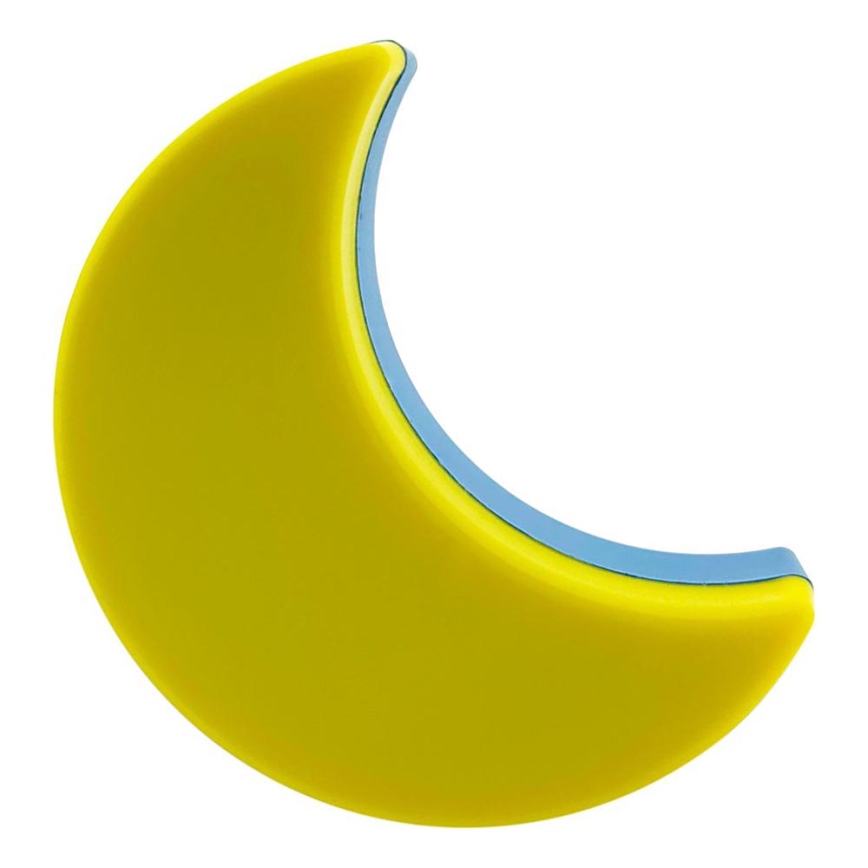 LED Nachtlampje kinderkamer met schemersensor LED/0,5W/230V maan