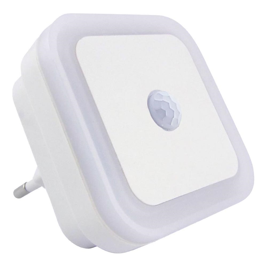 LED-nachtlampje met sensor LED/0,5W/230V, wit