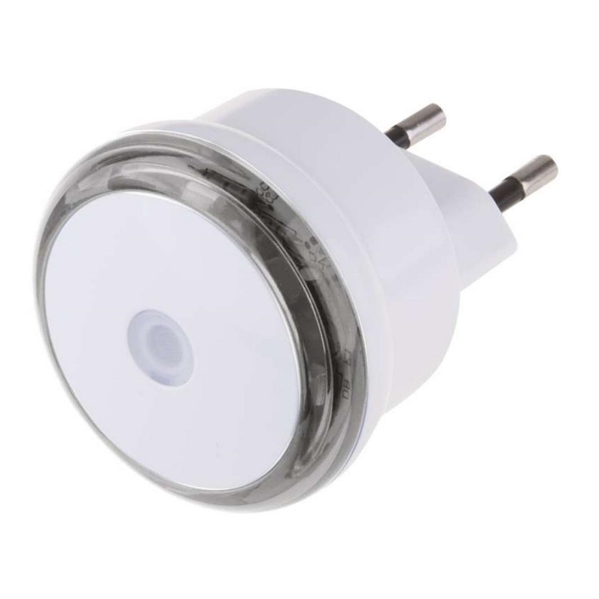 LED-nachtlampje voor in het stopcontact met fotosensor 3xLED/0,5W/230V