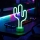 LED neon tafeldecoratie – cactus (LED, 2W, 3xAA/USB)