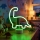 LED-neon tafeldecoratie LED/2W/3xAA USB dinosaurus