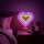 LED neon tafeldecoratie LED/2W/3xAA USB hart