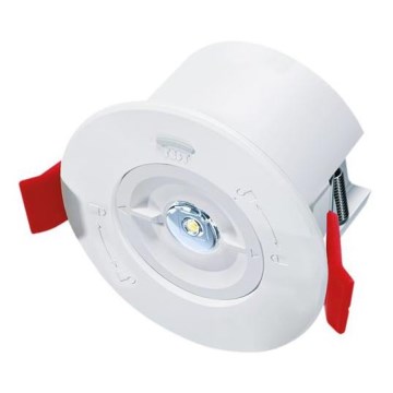 LED nood-inbouwarmatuur LED/1,5W/230V 1800 mAh