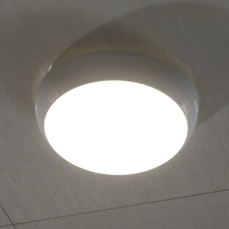 LED Noodplafondlamp met sensor LED/8W/16W/20W/230V IP65 3000/4000/6500K diameter 32 cm