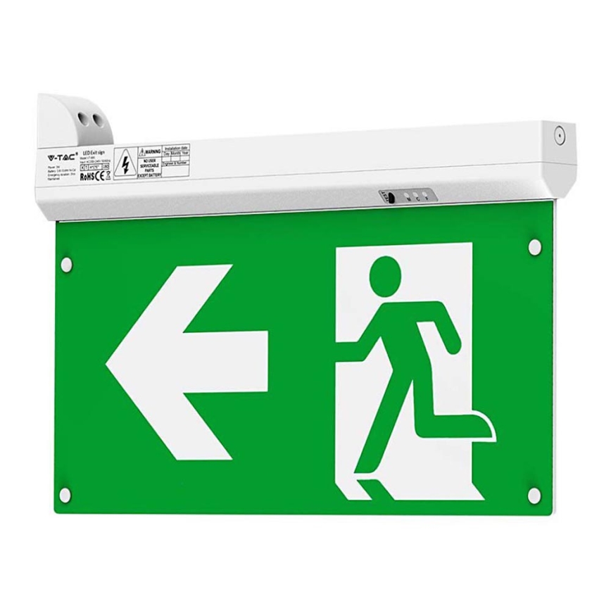 LED Noodverlichting EMERGENCY EXIT LED/2,5W/230V 4in1 6000K