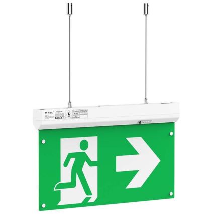 LED Noodverlichting EMERGENCY EXIT LED/2,5W/230V 4in1 6000K