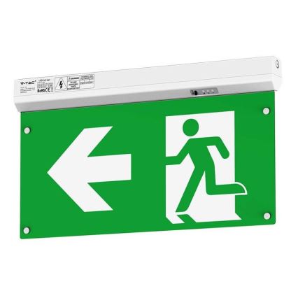 LED Noodverlichting EMERGENCY EXIT LED/2,5W/230V 4in1 6000K