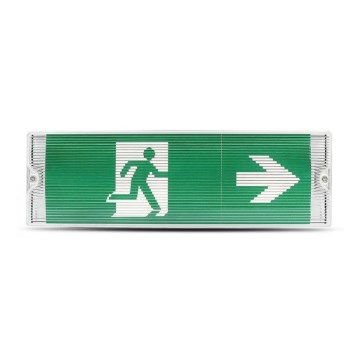 LED Noodverlichtingsarmatuur EMERGENCY EXIT LED/3W/230V IP65 6000K 1200mAh