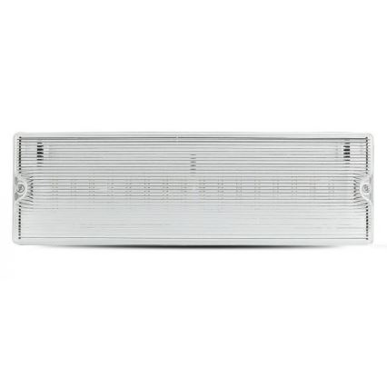 LED Noodverlichtingsarmatuur EMERGENCY EXIT LED/3W/230V IP65 6000K 1200mAh