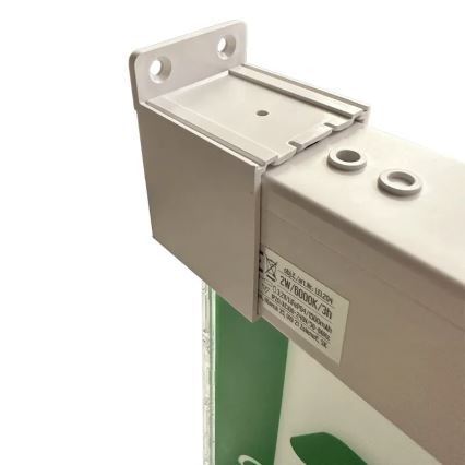 LED Noodverlichtingsarmatuur LED/2W/230V 6000K 1500 mAh